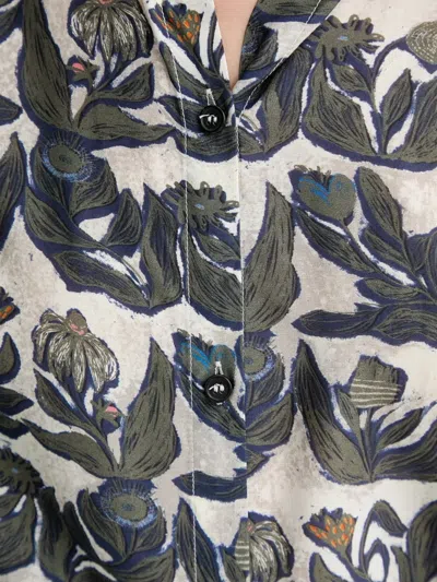 Munthe Lynx Pattern Blouse In Mix In Black