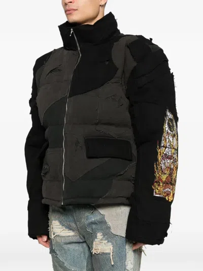 Who Decides War Patchwork Pocket Jacket In Multi