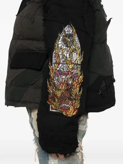 Who Decides War Patchwork Pocket Jacket In Multi