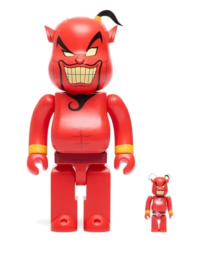 Medicom Toy Be@rbrick Aladin Jafar Figurine (set Of Two) In Red