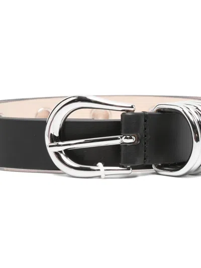 Dehanche Hollyhock Multi-hoop Belt In Black