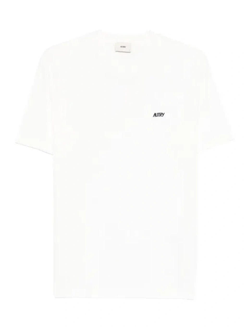 Autry Cotton T-shirt With Embroidered Logo In White | ModeSens