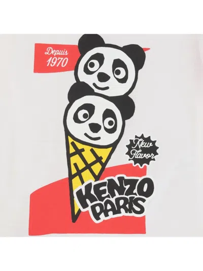 Kenzo Panda-print T-shirt In Multi