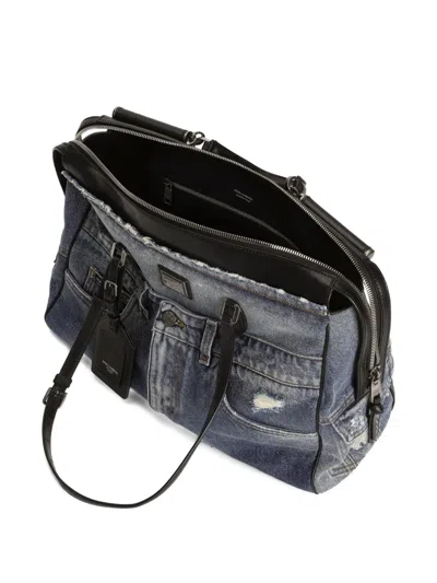 Dolce & Gabbana Vittoria Denim Tote Bag In Multi