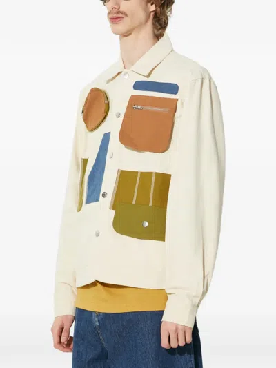 拼贴设计拉链夹克