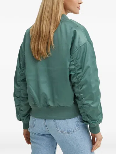 Levi's Flap-pocket Bomber Jacket In Green