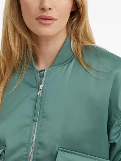 Levi's Flap-pocket Bomber Jacket In Green