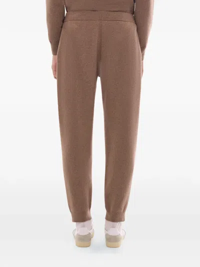 Fursac Drawstring Track Pants In Brown