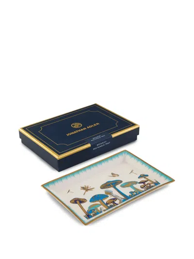 Jonathan Adler Ja Botanist Mushroom Decorative Tray In Multi