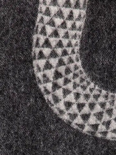 Jonathan Adler Ja Eden Wool Blanket In Gray