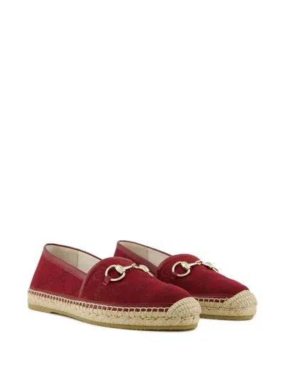 Gucci Gg Espadrilles In Red