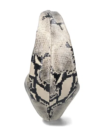 Khaite Medium Olivia Snakeskin-pattern Shoulder Bag In Animal Print