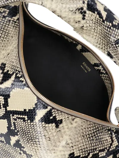 Khaite Medium Olivia Snakeskin-pattern Shoulder Bag In Animal Print