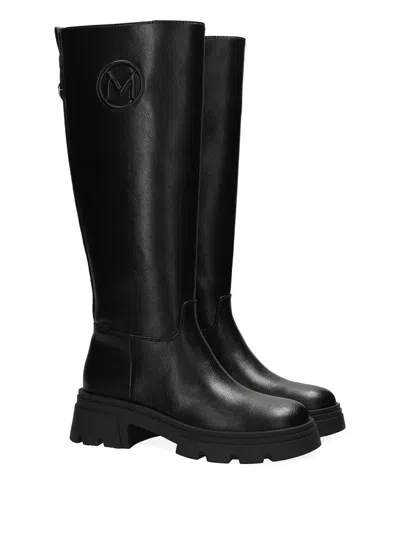 Mexx Logo Plaque Boots In Multi