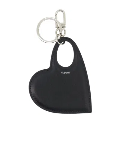 Coperni Heart Shape Key Holder Case Accessory In Black