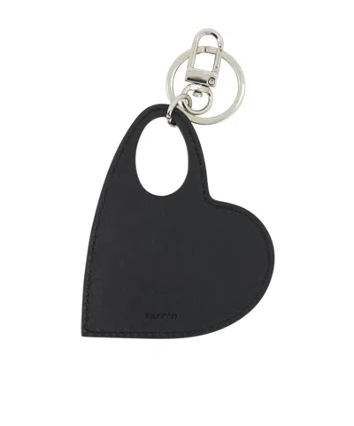 Coperni Heart Shape Key Holder Case Accessory In Black