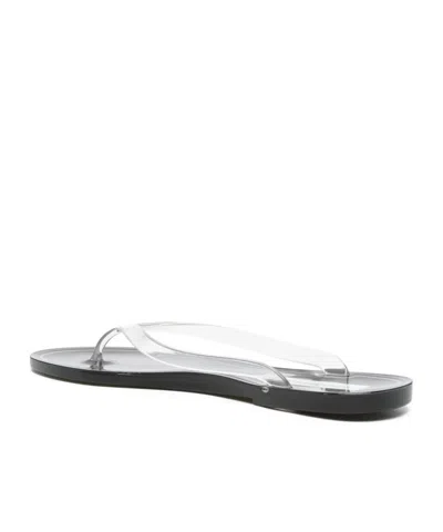 Christopher Esber Round-toe Flip-flops In Gray