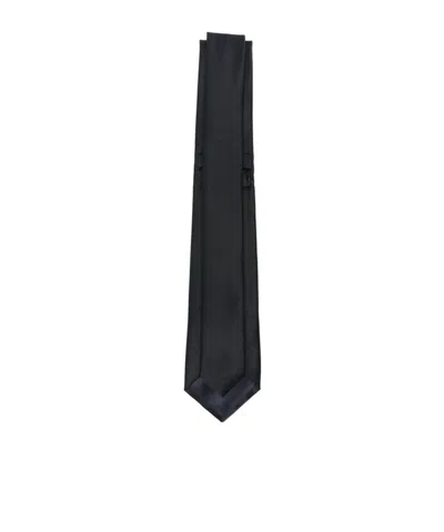 Tagliatore Plain Tie In Blue