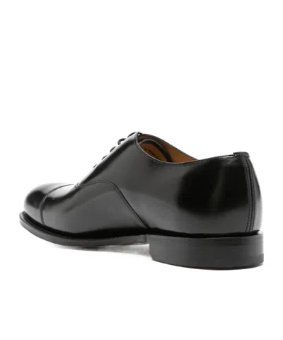 Church's Polished Leather Lace-up Shoes In Black
