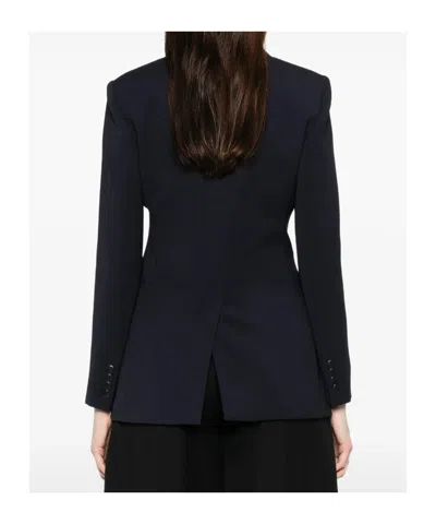 Max Mara Double-breasted Blazer In Multi