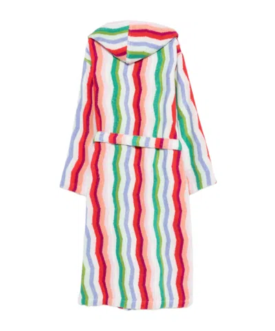 Missoni Hooded Stripe-pattern Bath Robe In Multi