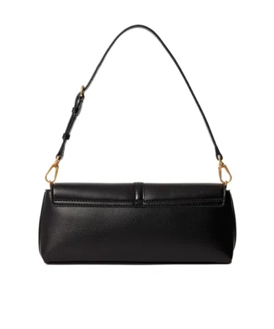 Stella Mccartney Ryder Pochette Lock Charm Shoulder Bag In Black