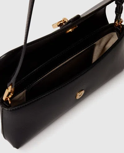 Stella Mccartney Ryder Pochette Lock Charm Shoulder Bag In Black