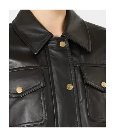 Max Mara Chest-pocket Button-fastening Jacket In Black