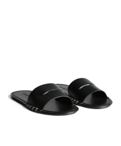 Jw Anderson Mens Loafer Slides In Black In Black