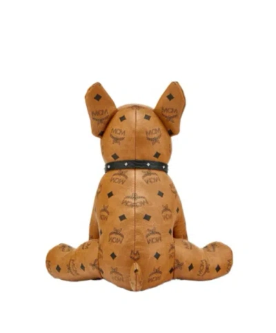 Mcm M Pup Visetos Dog Plush Toy In Brown