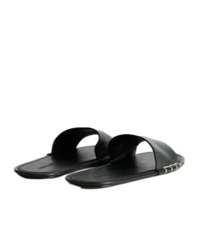 Jw Anderson Mens Loafer Slides In Black In Black