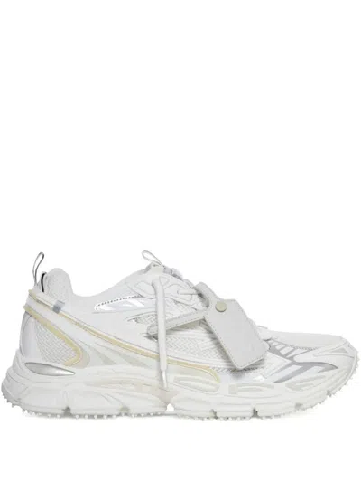 Off-white Be Right Back Mesh Paneled Sneakers In White