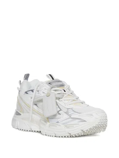 Off-white Be Right Back Mesh Paneled Sneakers In White