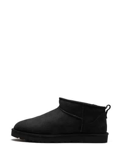 Ugg Classic Ultra Mini Ankle Boots In Black