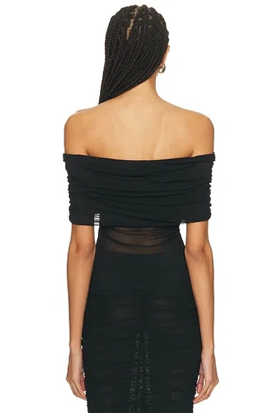 Ser.o.ya Imelda Mesh Top In Animal Print