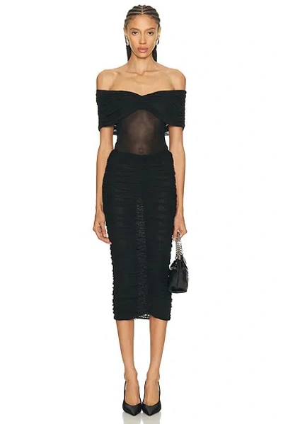 Ser.o.ya Imelda Mesh Top In Animal Print