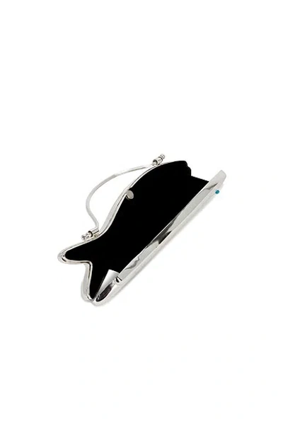 Vin. Fishy Top Handle Bag In Silver