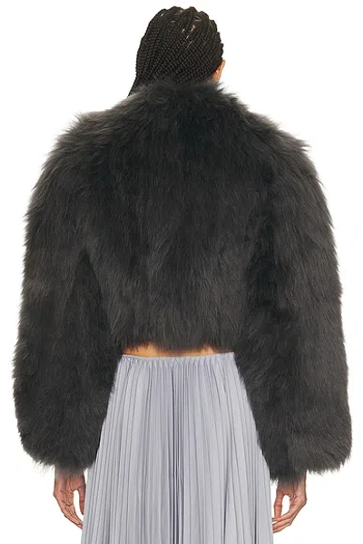 Alaïa Long Sleeve Jacket In Gray