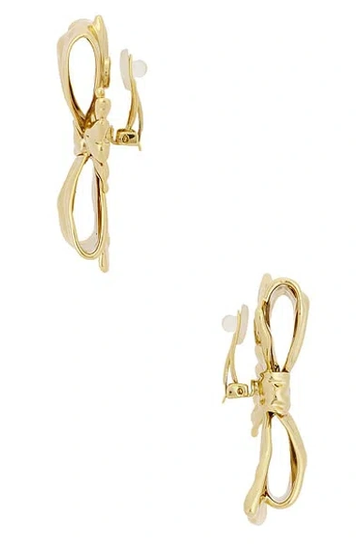 Jennifer Fisher Small Bow Stud Earrings In Gold