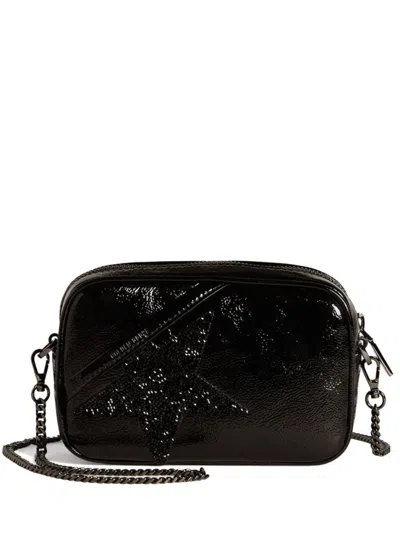 Golden Goose Deluxe Brand Mini Star Embellished Shoulder Bag In Black