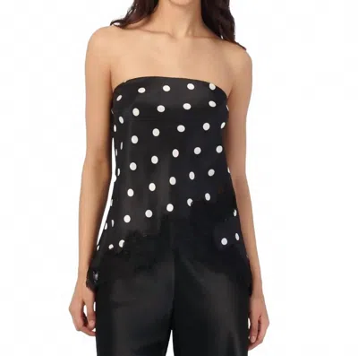 Cami Nyc Odessa Strapless Camisole In Polka-dot In Multi