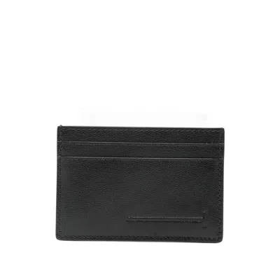 Tom Ford Logo-print Leather Cardholder In Schwarz