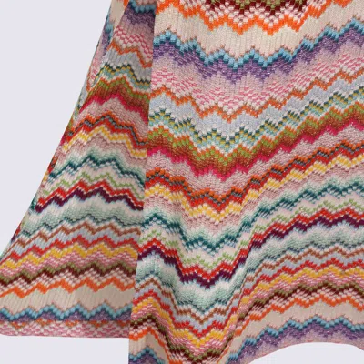 Missoni Midi Knee Length Skirt Drawstring Elastic Waistband In Multi