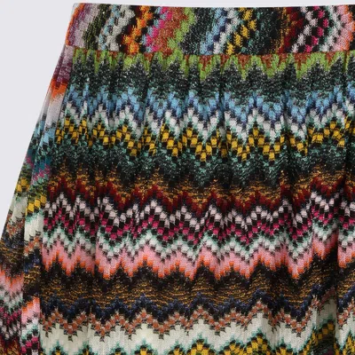 Missoni Zigzag-pattern Mini Shorts In Multi