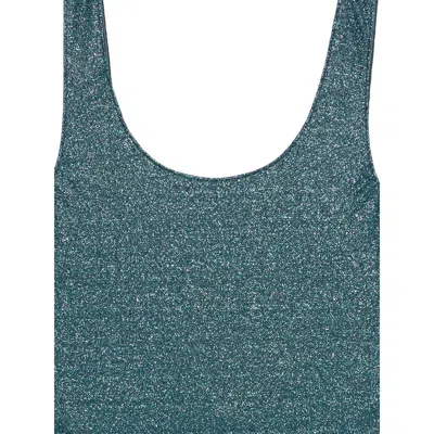 Oseree Shimmering Swimsuit In Blue