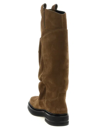 Attico 35mm Passeggiata Suede Knee-high Boots In Multi