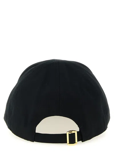 Pinko Embroidered Logo Cap In Black