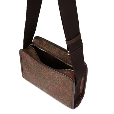 Etro Printed Satchel In Orange