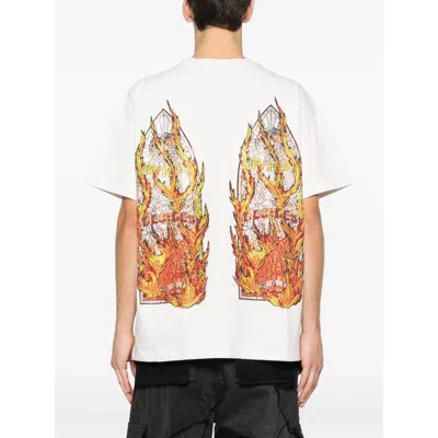 Who Decides War Ssense Exclusive White Flame Glass T-shirt In White