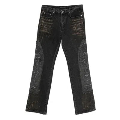 Who Decides War Mechanic Straight Jeans In Black